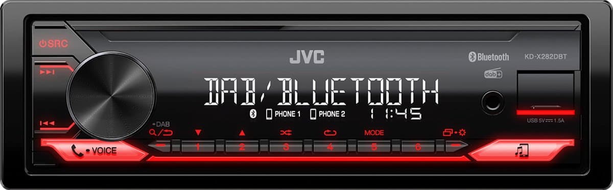 JVC KD-X282DBT — afbeelding 1