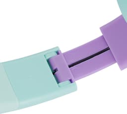 PowerLocus P1 Kids Kinder Koptelefoon Draadloos - Koptelefoon voor kinderen - Veilig volume van 85 dB - Bluetooth Hoofdtelefoon - Met microfoon - incl. Premium Case - Paars/Groen — thumbnail 5