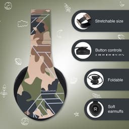 PowerLocus P2 draadloze Over-Ear Koptelefoon Inklapbaar koptelefoon voor kinderen - veilig volume van 85 dB- Bluetooth Hoofdtelefoon - Met microfoon — thumbnail 2