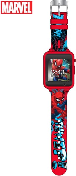 Accutime Kinderhorloge Spiderman II - Smartwatch Kind - Kinderhorloge met Spelletjes - Smartwatch Kinderen - Selfie Camera - Rood Blauw — thumbnail 2