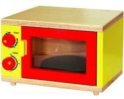Houten magnetron - Keukenapparaat - Snel opwarmen - Nieuwe stijl - 28 cm - Houtkleur