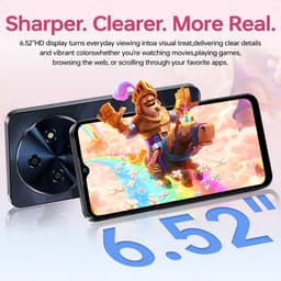 OUKITEL C5 Smartphone-16GB RAM-128GB ROM-6.52 inch HD-5000mAh-Android14-4G — thumbnail 4