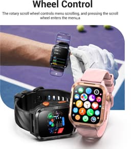 Blackview W10 Pro Smartwatch - GPS - Bluetooth Bellen - 600 mAh - Roze — thumbnail 2