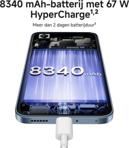REDMI Note 17 Pro 5G - Sky Blue - 8G RAM -512GB - 8340 mAh-batterij met 67 W HyperCharge - 6,83" 1.5K CrystalRes AMOLED display - AI ultrascherp beeldsysteem — thumbnail 5