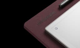 reMarkable Paper Pro met Marker Plus en Burgund Book Folio Hoes - digitaal notitieblok — thumbnail 4
