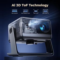 Projector – 4K ondersteuning – Full HD 1080p – WiFi 6 – Bluetooth 5.2 – Autofocus – Draaibaar — thumbnail 5