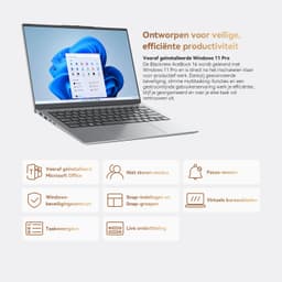 Blackview AceBook 16 Gaming Laptop - 14 inch Full HD - 16 GB DDR4 - 512 GB SSD Intel N6000 - WiFi 6 Windows 11 Pro Notebook - Intel® Graphics - Grijs — thumbnail 4