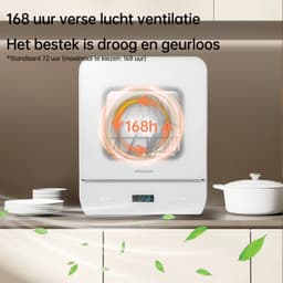 Tafelmodel vaatwasser compact 3 couverts met desinfectie, droging, UV-sterilisatie en warmeluchtfunctie voor keuken — thumbnail 2