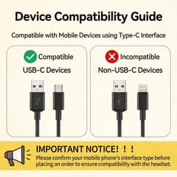 Retro Telefoonhoorn - Geschikt voor iPhone & Android - USB-C Bedrade Telefoonhoorn met Microfoon - Vintage Handset voor Bellen, Videogesprekken, Vergaderingen & Online Conferenties - Roze（2 Stuks） — thumbnail 4