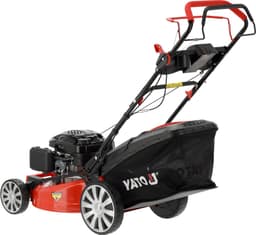 Zelfrijdende Benzine Grasmaaier - Loncin 196cc / 3.5 kW - Maaibreedte 53 cm - 4-in-1 - Opvangbak 62L - Met Snelheidsregeling — thumbnail 3