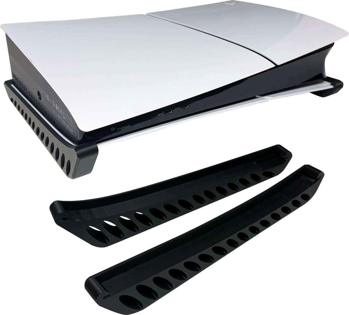 Playstation 5 Standaard - voor Ps5 Slim Digital Edition - Zwart - Horizontaal - Ps5 Standaard - Ps5 Stand - Playstation 5 Accesoires — afbeelding 1