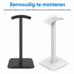 Koptelefoon Standaard Universeel - Headset Stand - Hoofdtelefoonhouder - Zwart — thumbnail 3