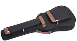 1 Stuk - Gewatteerde gitaartas - Beschermende gitaarhoes - Draagbare gitaartas - 110 cm - 12 cm dik - 41 inch - Waterbestendig - Meerdere vakken - Geschikt voor akoestische en klassieke gitaren - Zwart — thumbnail 1