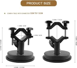 SnelShoppen - Hands Free Massage Gun Holder, Back Massage Gun Holder, Zelfmassagehouder met Vacuum Suction voor Moeilijk Bereikbare Plekken, Stabiel e — thumbnail 5