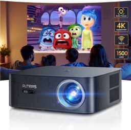 Beamer - Full HD 1080P - Bluetooth WiFi - 1500 ANSI - Voor Thuisbioscoop — thumbnail 1