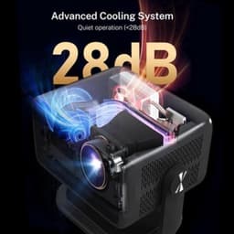 Beamer Smart - 800 ANSI Lumen - Native 1080p Resolutie - LCD Scherm - Android 14 OS - Voor Thuisbioscoop En Buiten — thumbnail 4