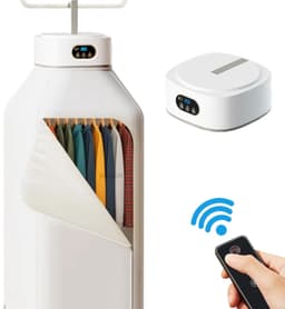 Cherrys Finds - Draagbare wasdroger - Mini kledingdroger - Draagbare kledingdroger - Opvouwbare Wasdroger - Mini Droger Met Afstandsbediening - 600W - PTC-verwarming - LED-display — thumbnail 1