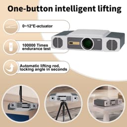 Beamer 3000 Lumen - Full HD 1080p Resolutie - 2 GB RAM 64 GB Opslag - LCD Scherm - Android Smart Projector — thumbnail 1