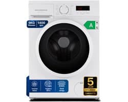 Heinner HWM-M9014SMA+++ Slanke Wasmachine 9 kg - Inverter - 1400 tpm - Energieklasse A - Digitale display - 15 programma’s – Wit – 5 Jaar Garantie