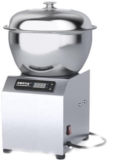 Spiraal Deegmachine - Deegmenger - Brood Pizza Bereiden - Dubbele Rotatie Kneden - 8 kg Capaciteit - Zilver — thumbnail 1