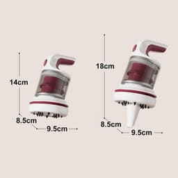 Oplaadbare USB‑bureaustofzuiger - Krachtige stille zuigkracht - Handstofzuiger voor thuis en kantoor - Geschikt voor computertoetsenborden, huisdiervachten en kruimels - Groen - Tafelstofzuiger Handzaam - Multifunctionele tafelreiniger — thumbnail 2
