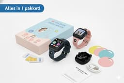 SavelineKids GPS Horloge Met gratis Simkaart en gratis mini tracker - SOS Knop - NL TALIGE EIGEN APP - Afluisteren - Elke polsmaat - HD Camera - Whatsapp en SMS - Videobellen - Smartwatch Kind - GPS Tracker Kind - Smartwatch Kinderen - Saveline kids — thumbnail 3