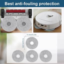 Accessoiresset - 26-delige - Geschikt voor Roborock QV 35A/QV 35S/Q Revo L Robotstofzuiger - 2 Hoofdborstel, 6 Zijborstels, 4 HEPA-filters, 6 Dweilpads, 6 Stofzakken, 1 Reinigingsborstel, 1 Schroevendraaier — thumbnail 4