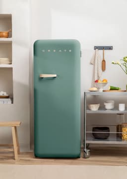 CREATE - Koelkast in retrostijl - Sage - Handvat Zand - FRIDGE RETRO 281L — thumbnail 5