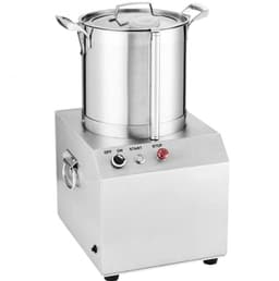 Keukenmachine Groentehakker - Voedselverwerker - 10 L Capaciteit - RVS Voedselveilig - Met 2 Extra S-vormige Messen - Voor Groenten, Fruit, Granen, Noten — thumbnail 3