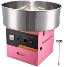 Suikerspinmachine - Elektrisch - 1000W Vermogen - Professioneel - RVS Kom - Met Suikerschep - Opberglade - Roze — thumbnail 2