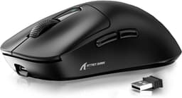 ATTACK SHARK X3 - Lichtgewicht Gaming Muis - PAW 3395 Sensor - 49g Superlight - BT + 2.4G Draadloos + Bedraad - 26.000 DPI - 200u Accu - Zwart — thumbnail 2