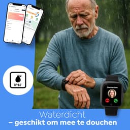 Weewise WS32 – GPS-horloge voor senioren - Valdetectie - SOS knop - GPS Tracker - GPS Horloge Ouderen - Alarm Horloge - SOS Horloge - Valdetectie - Alzheimer - Dementie - Alarmknop - Videobellen– GPS live locatie — thumbnail 4