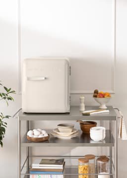 CREATE - Koelkast in retrostijl - Gebroken wit - Handvat Gebroken wit - FRIDGE RETRO 48L — thumbnail 5