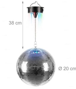 Discobal - 20 cm - met motor en led-licht — thumbnail 4