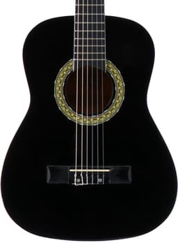 Klassieke gitaar 1/2 - Met gratis lessen - LaPaz 002 - Zwart — thumbnail 4