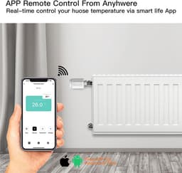 Slimme Zigbee Thermostaat Radiatorkraan - Programmeerbaar & Voice Control — thumbnail 4