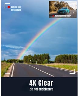 Quvo® Dashcam Voor en Achter - Dashcam - Parkeermonitor - Nachtzicht - Zwart - 10cm x 4cm x 3cm — thumbnail 3