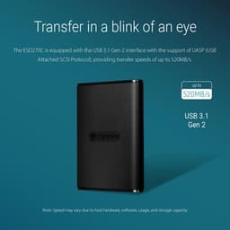 Draagbare Externe SSD 2TB USB-C Supersnelle Opslag — thumbnail 3