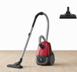 Edition PowerGo Compact Pro – Stofzuiger met Zak 750W – AAA Energieklasse – Allergie HEPA Filter – 3L Stofcapaciteit – Telescopische Buis – Zuigkrachtregeling – Rood – 240V – Inclusief Kierenmondstuk — thumbnail 3