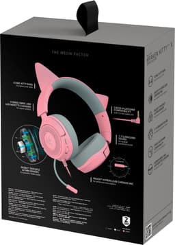 Razer Kraken Kitty V3 X - Gaming Headset - 7.1 Surround - 3.5mm - Roze — thumbnail 4