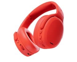 Skullcandy Crusher ANC 2 Draadloze Koptelefoon – Noise Cancelling Hoofdtelefoon – Rood