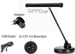 Pianolamp GPPD zwart mat — thumbnail 5