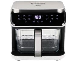 Hausberg HB-2343AB Airfryer 6,5 L | 1200-1400 W | Glasmand Met Touchscreen & 12 Voorinstellingen – Gezond Koken Met 3D-Luchtcirculatie