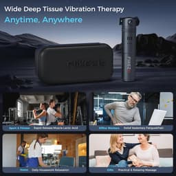 Massagepistool voor diepe weefselvibratie - Draagbare handtherapie voor spierontspanning — thumbnail 4
