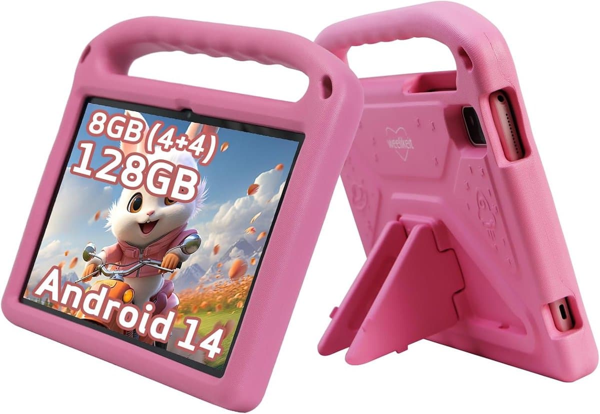 Kindertablet Vanaf 3 Jaar - Tablet Kinderen -128GB - 10.1 INCH — afbeelding 1
