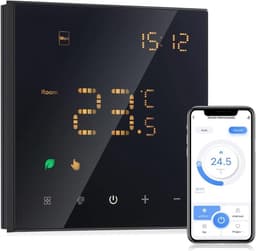 Slimme Wifi Thermostaat voor Vloerverwarming en Kamerregeling met App Bediening — thumbnail 1