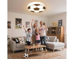 Dimbare Voetbal Plafondlamp voor Kinderen - 48W LED Verlichting met Afstandsbediening, Ø40 cm