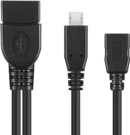 USB OTG Adapterkabel Micro-USB 2.0 met Stroomaansluiting voor Externe Harde Schijven en Apparaten — thumbnail 2