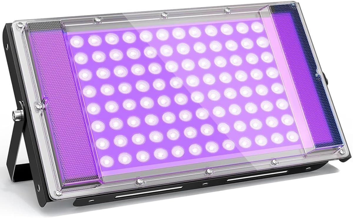 OUYLAF Blacklight - blacklight verlichting - Blacklight UV Lamp Discolamp Neon - UV Lamp - 100W - Neon - Discolamp - Disco Licht — afbeelding 1