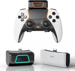 PS5 Controller Powerbank 2000mAh – draadloze oplader - Voor DualSense & DualSense Edge – Met 2 Ophanghaken voor controller en headset — thumbnail 2